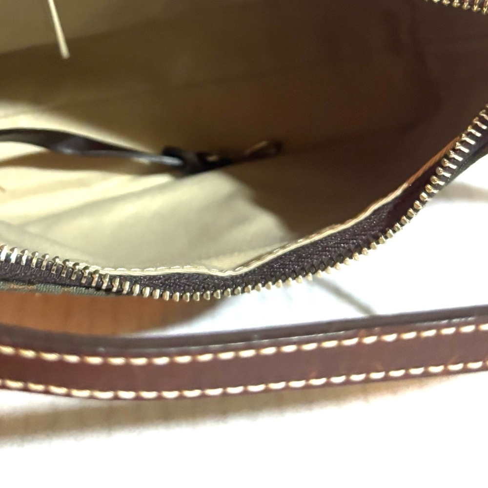 Dooney & Bourke Db Signature Print Canvas Green B… - image 7